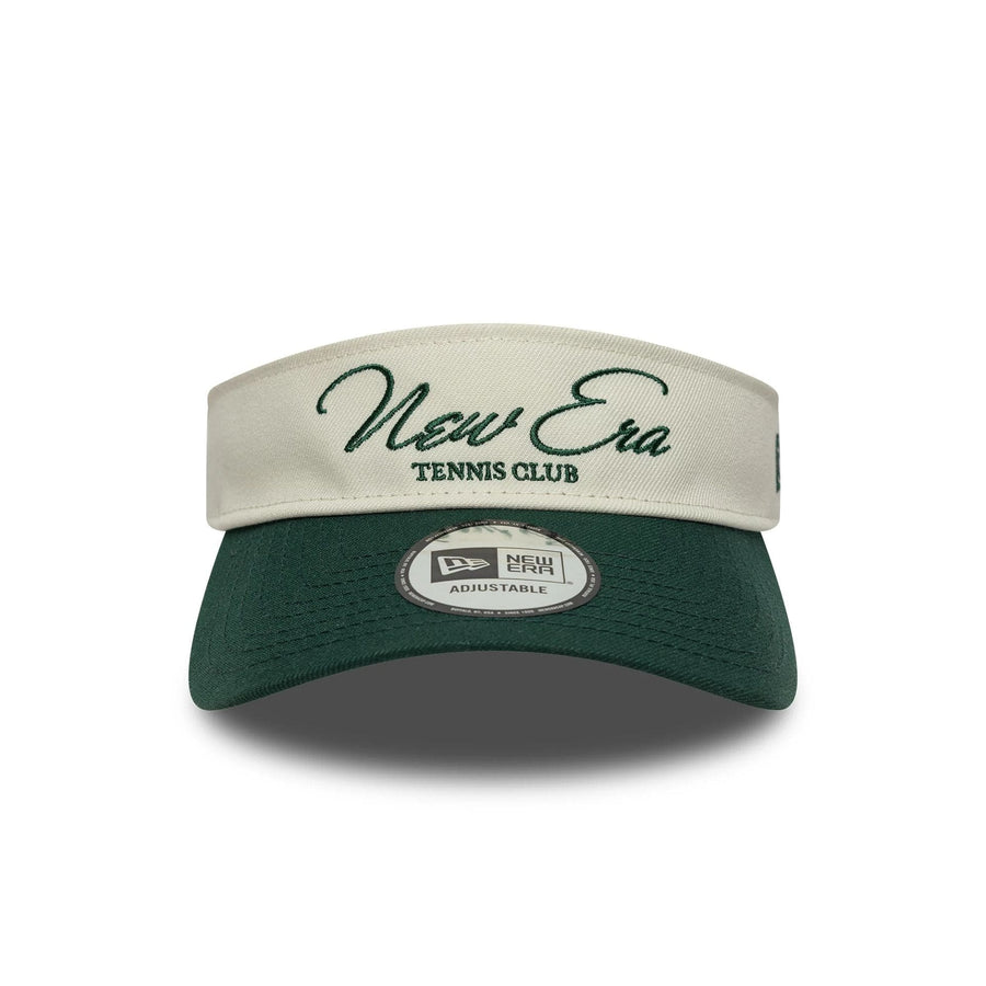This is a New Era Tennis Club Light Beige Visor Cap 2