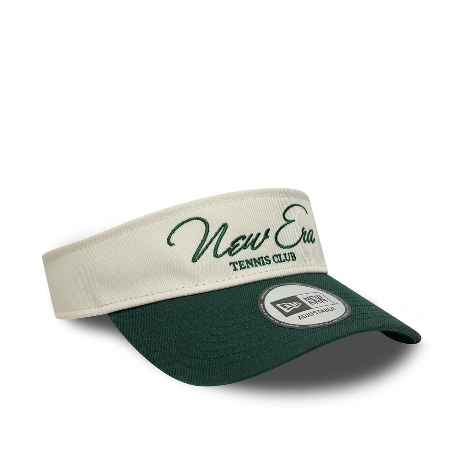 This is a New Era Tennis Club Light Beige Visor Cap 3