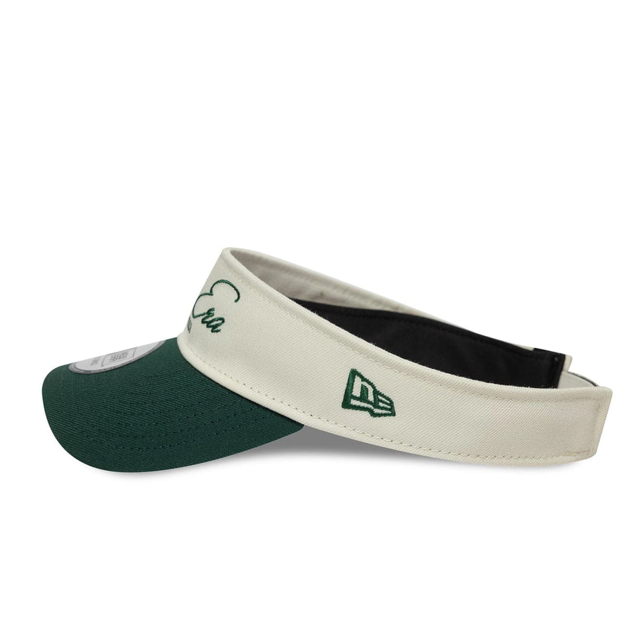 This is a New Era Tennis Club Light Beige Visor Cap 4