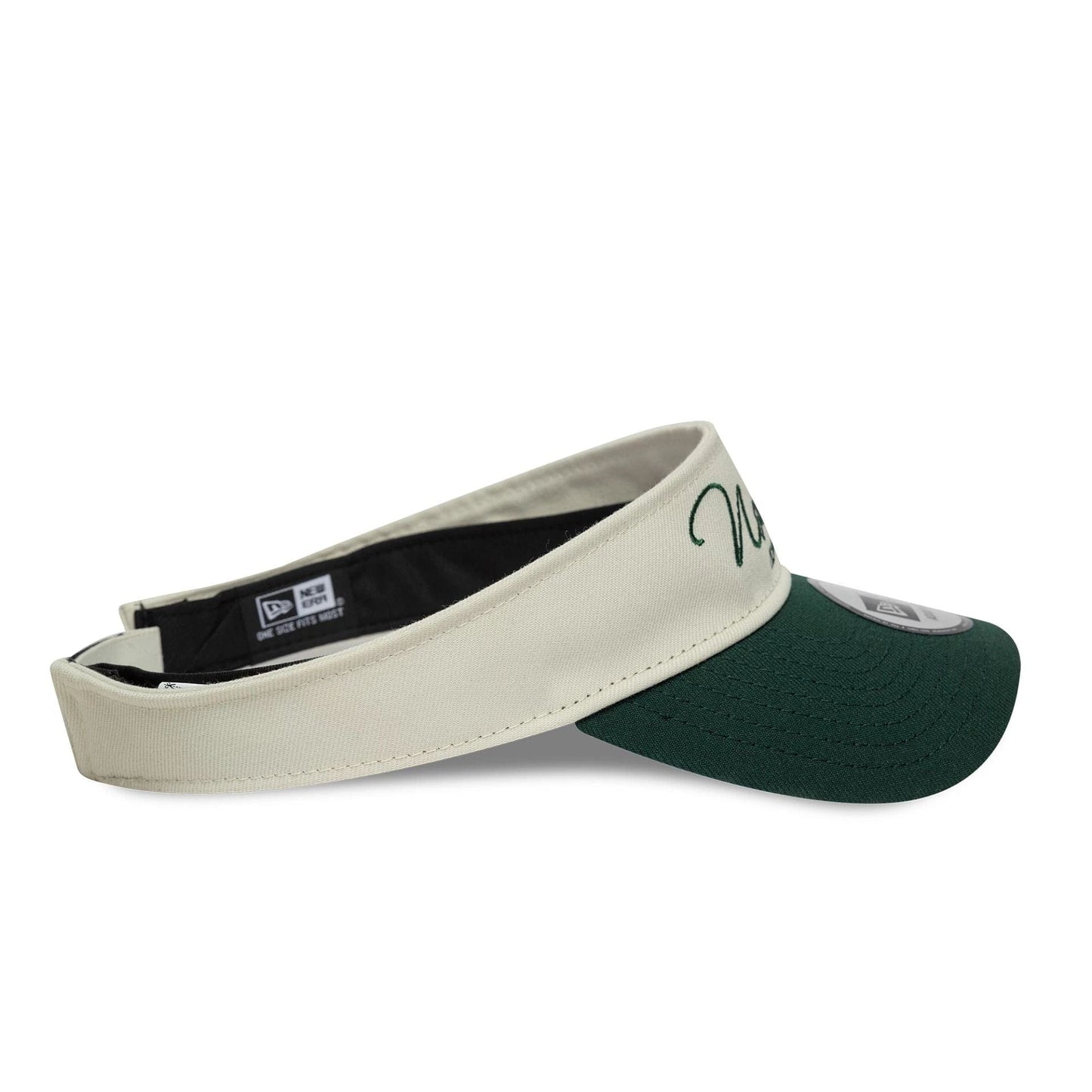 This is a New Era Tennis Club Light Beige Visor Cap 5