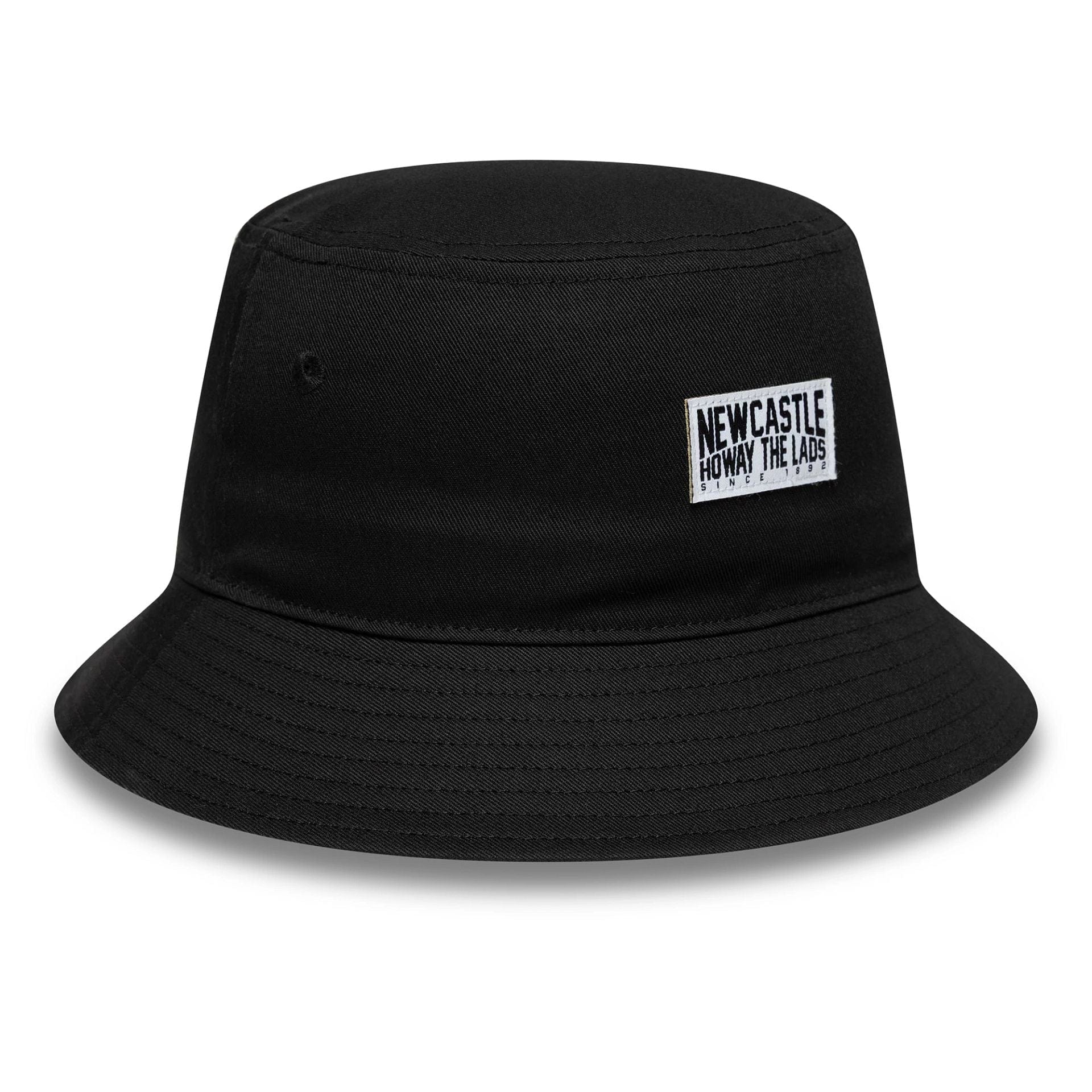 This is a Newcastle United FC Patch Black Bucket Hat 3