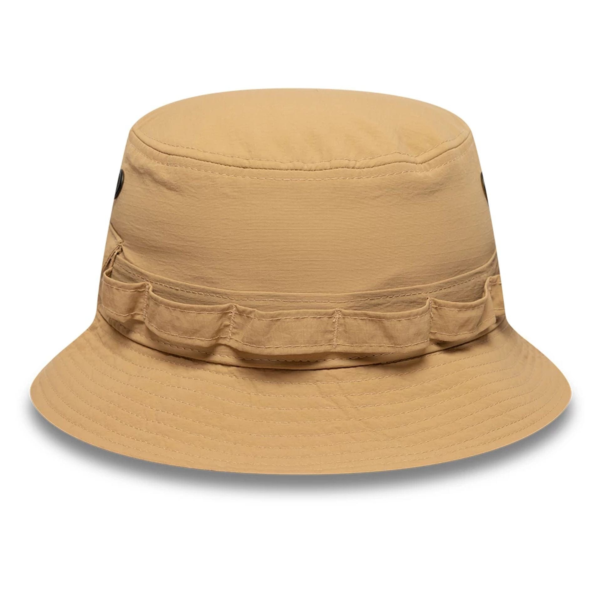 This is a Thrudark x New Era Ripstop Beige Adventure Bucket Hat 3