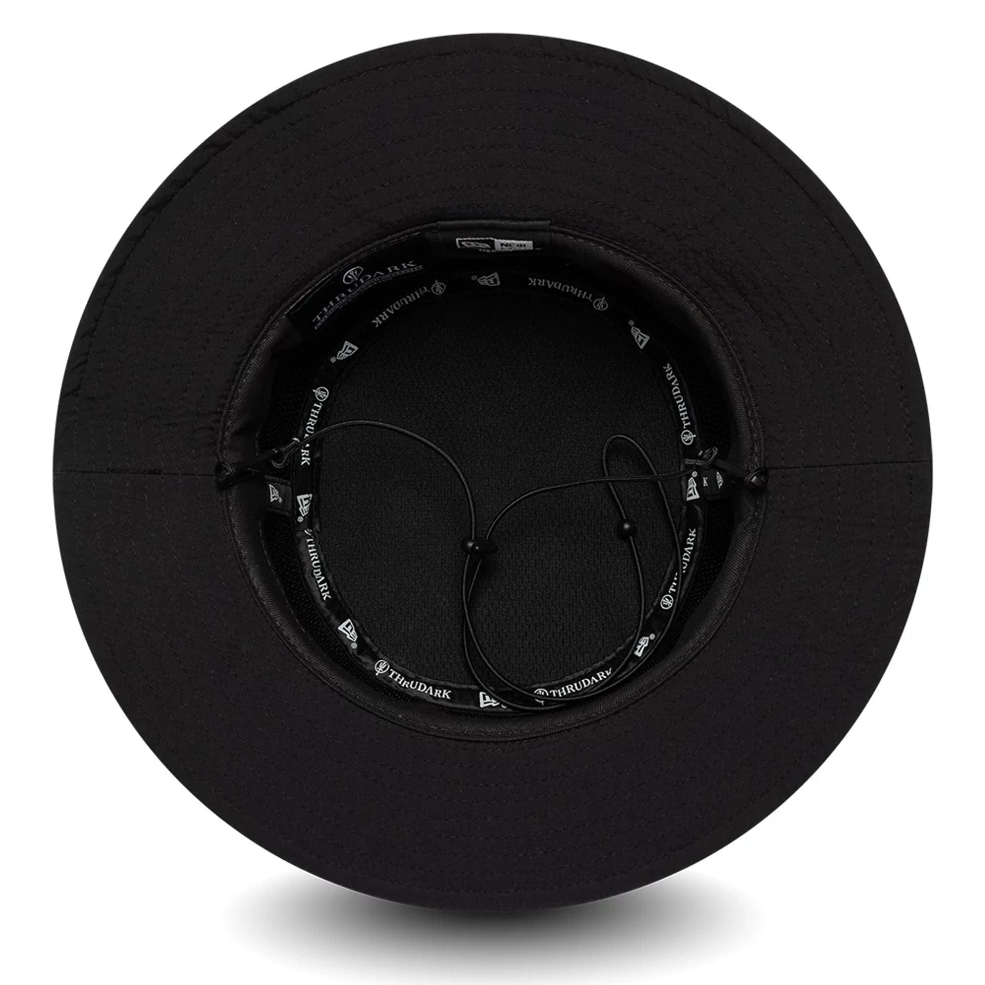 This is a Thrudark x New Era Ripstop Black Adventure Bucket Hat 5