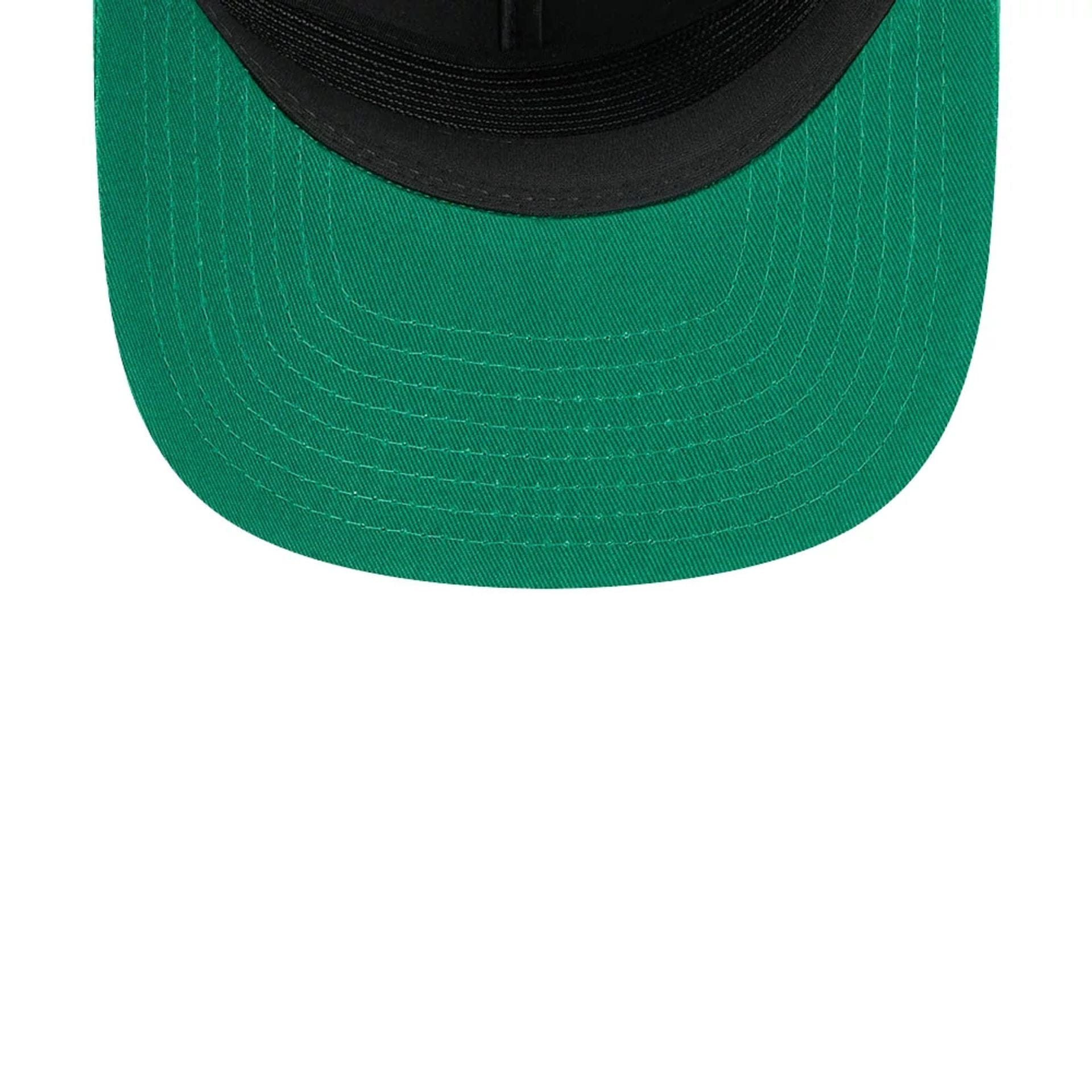 This is a Boston Celtics Dual Logo Green Golfer Adjustable Cap 7