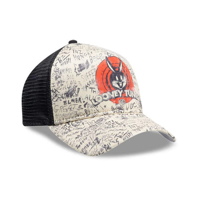 This is a Bugs Bunny Looney Tunes Cream 9FORTY A-Frame Trucker Adjustable Cap 4