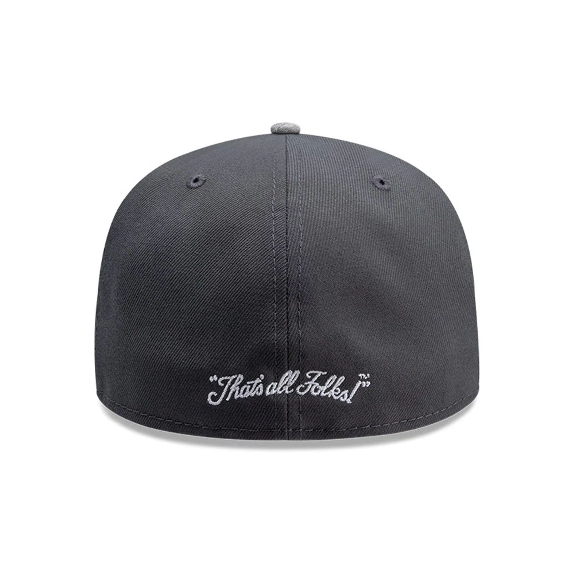 This is a Bugs Bunny Looney Tunes Dark Grey 59FIFTY Fitted Cap 5