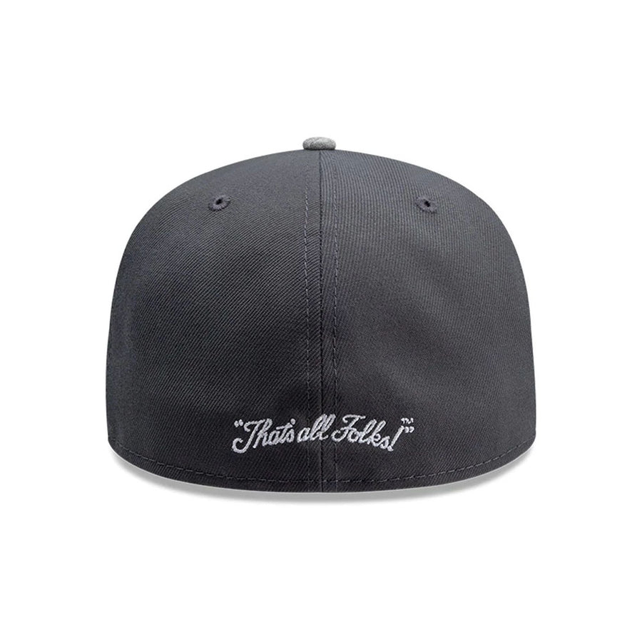 This is a Bugs Bunny Looney Tunes Dark Grey 59FIFTY Fitted Cap 5