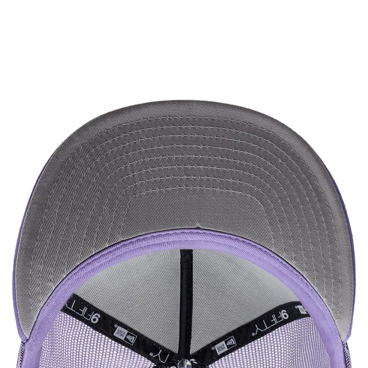This is a Taz Looney Tunes Purple 9FIFTY A-Frame Trucker Adjustable Cap 2