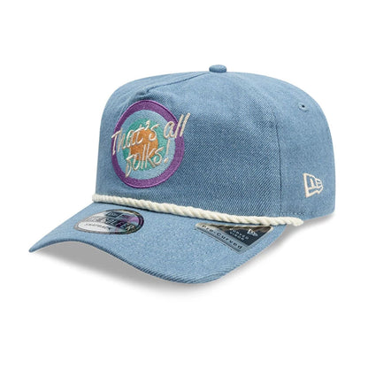 This is a Multi Character Looney Tunes Open Blue Golfer Adjustable Cap 4