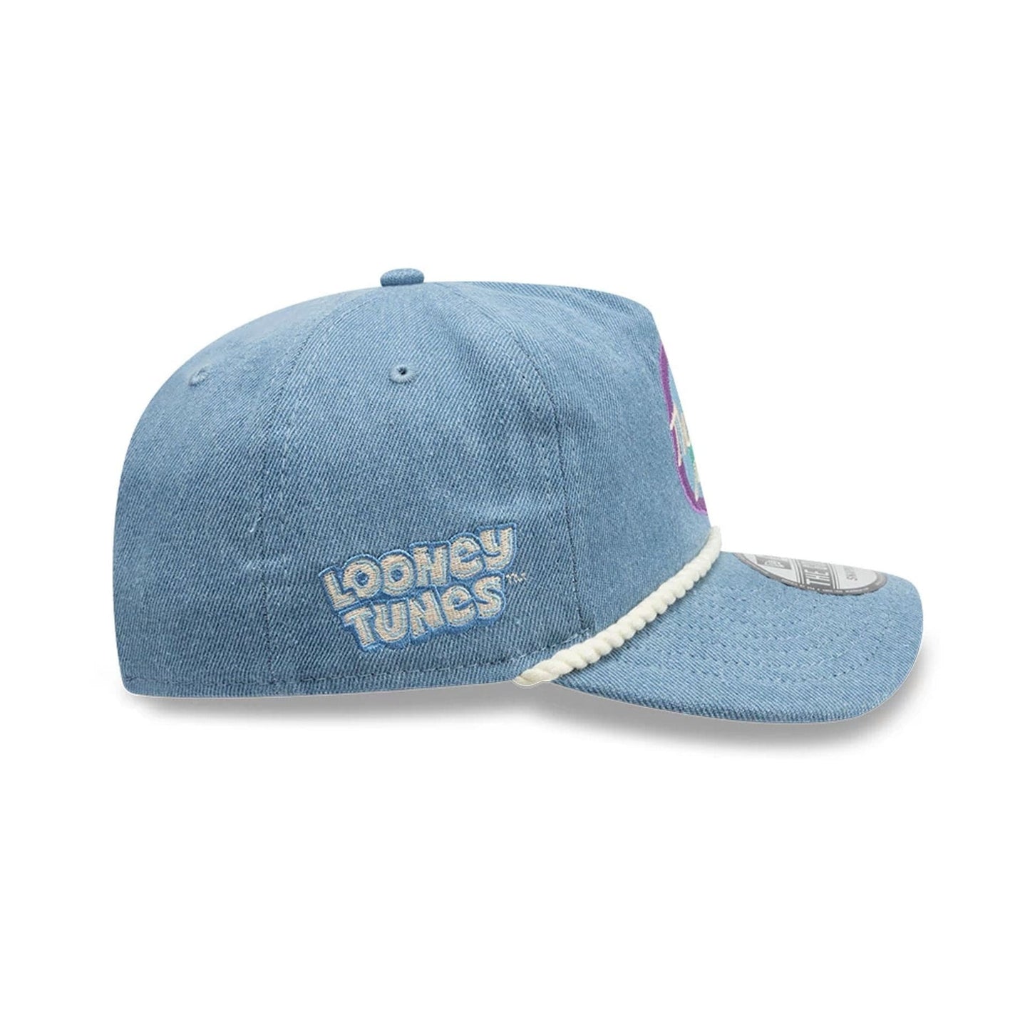 This is a Multi Character Looney Tunes Open Blue Golfer Adjustable Cap 5