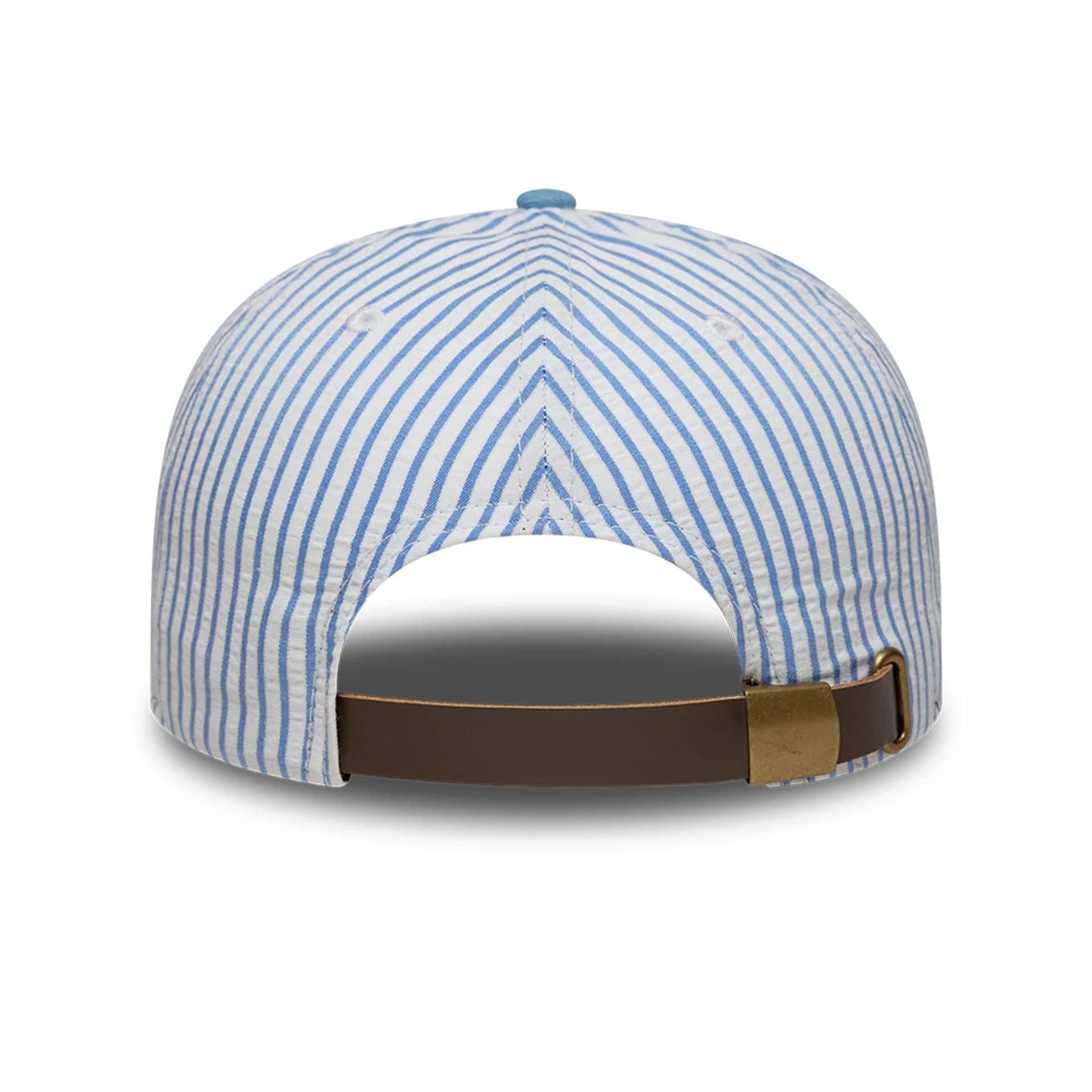 This is a New Era Pinstripe Pastel Blue Retro Crown 9FIFTY Adjustable Cap 3