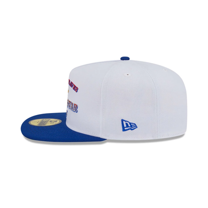 This is a Atlanta Braves Summer Derby White 59FIFTY A-Frame Fitted Cap 6