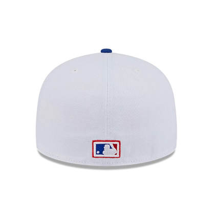 This is a Atlanta Braves Summer Derby White 59FIFTY A-Frame Fitted Cap 7