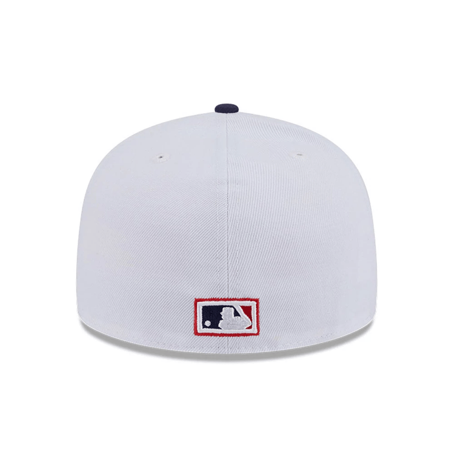 This is a Chicago White Sox Summer Derby White 59FIFTY A-Frame Fitted Cap 7