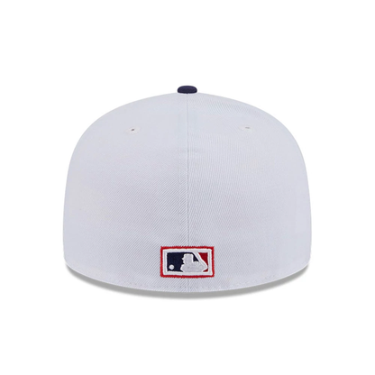 This is a Chicago White Sox Summer Derby White 59FIFTY A-Frame Fitted Cap 7