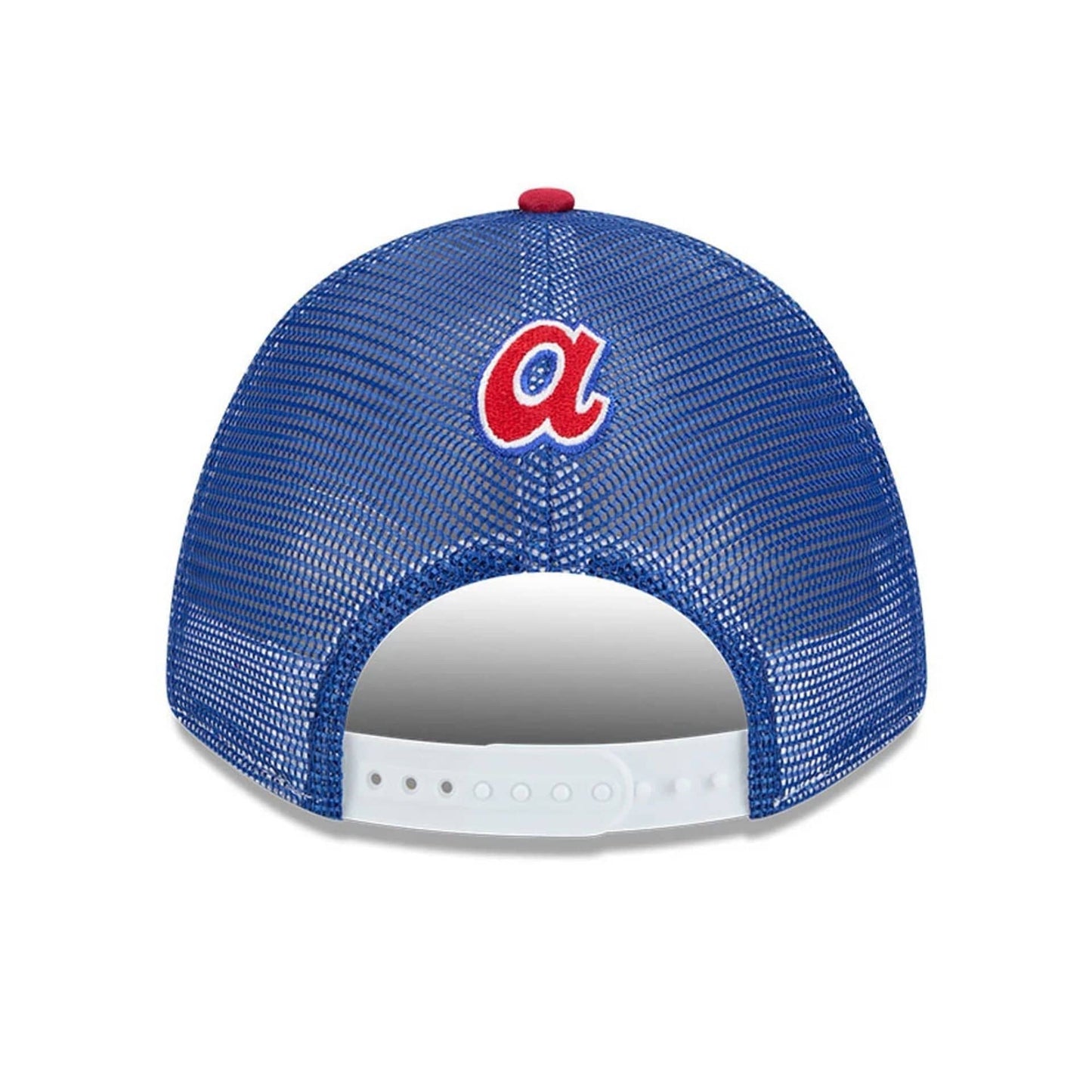 This is a Atlanta Braves Summer Derby White 9FORTY M-Crown A-Frame Adjustable Cap 7