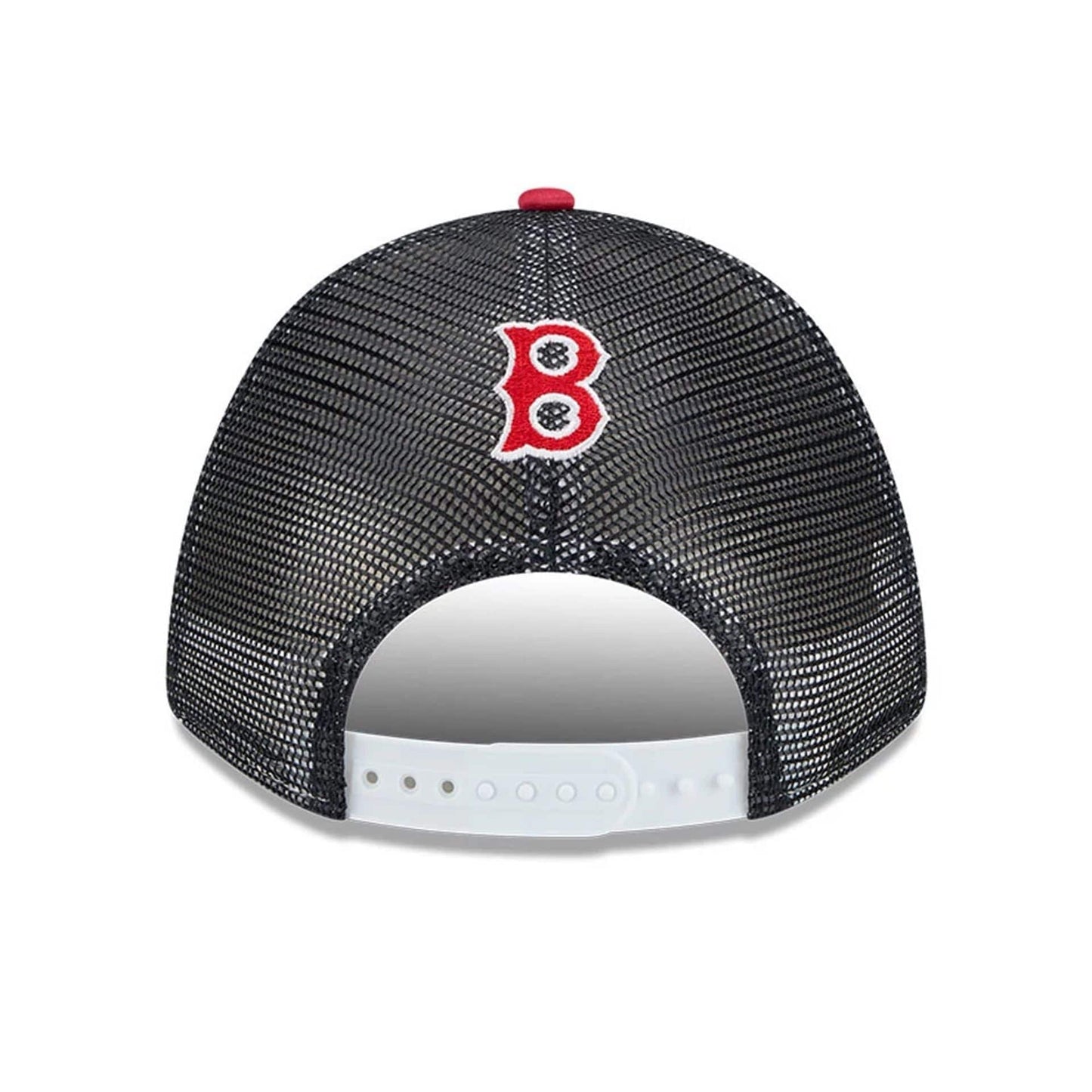 This is a Boston Red Sox Summer Derby White 9FORTY M-Crown A-Frame Adjustable Cap 7