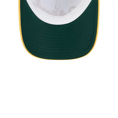 This is a Oakland Athletics Summer Derby White 9FORTY M-Crown A-Frame Adjustable Cap 2