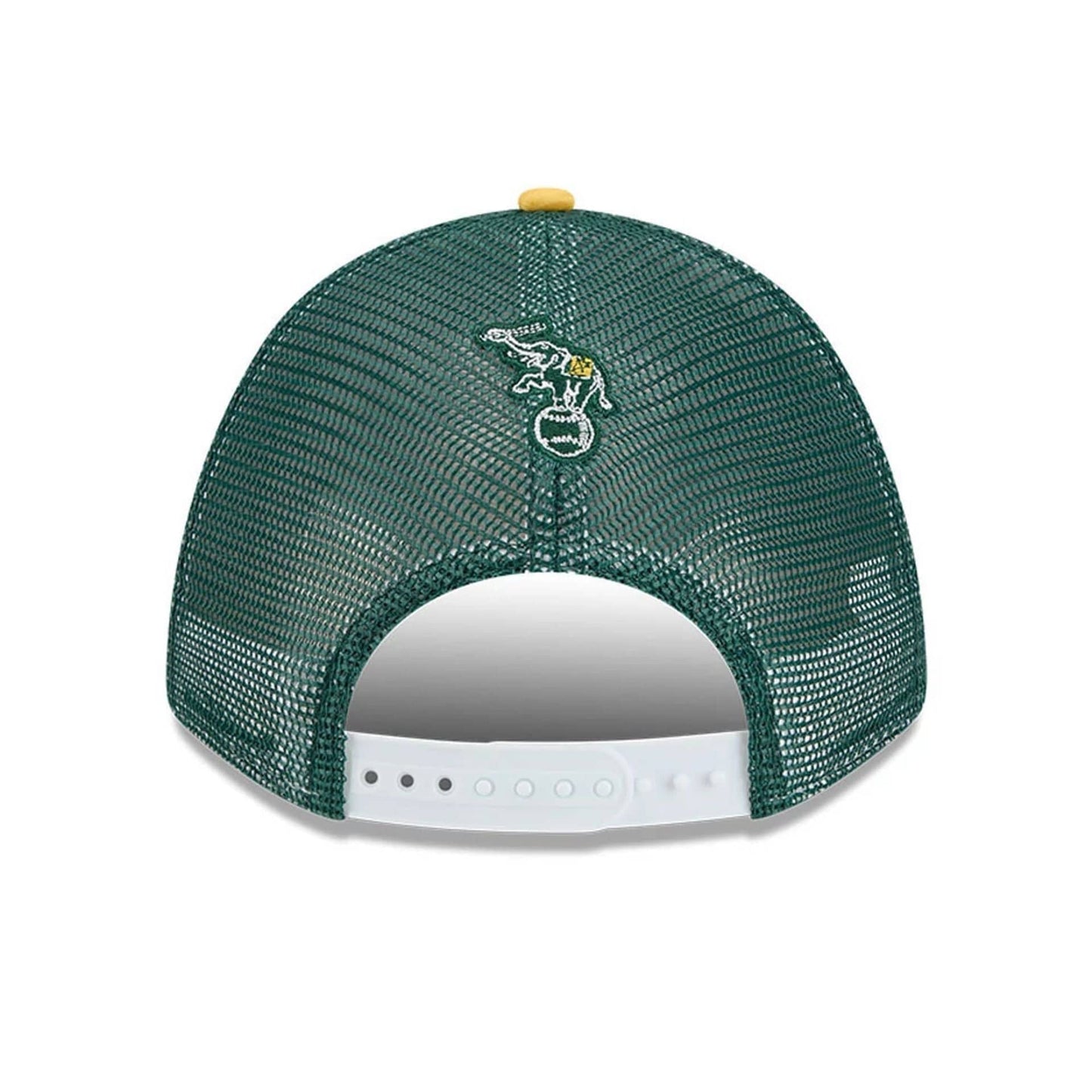 This is a Oakland Athletics Summer Derby White 9FORTY M-Crown A-Frame Adjustable Cap 7
