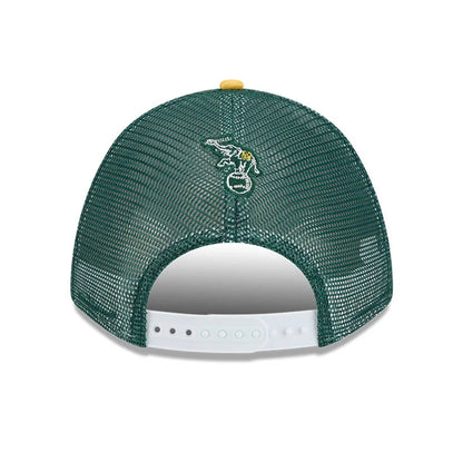 This is a Oakland Athletics Summer Derby White 9FORTY M-Crown A-Frame Adjustable Cap 7