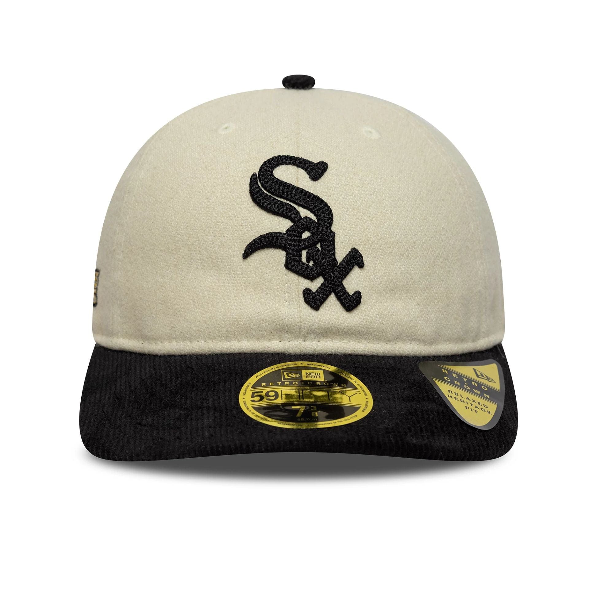 This is a Chicago White Sox MLB 59FIFTY Day 2025 Cream Retro Crown 59FIFTY Fitted Cap 3