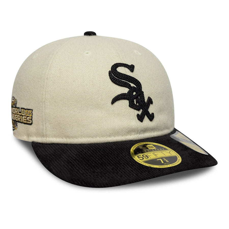 This is a Chicago White Sox MLB 59FIFTY Day 2025 Cream Retro Crown 59FIFTY Fitted Cap 1
