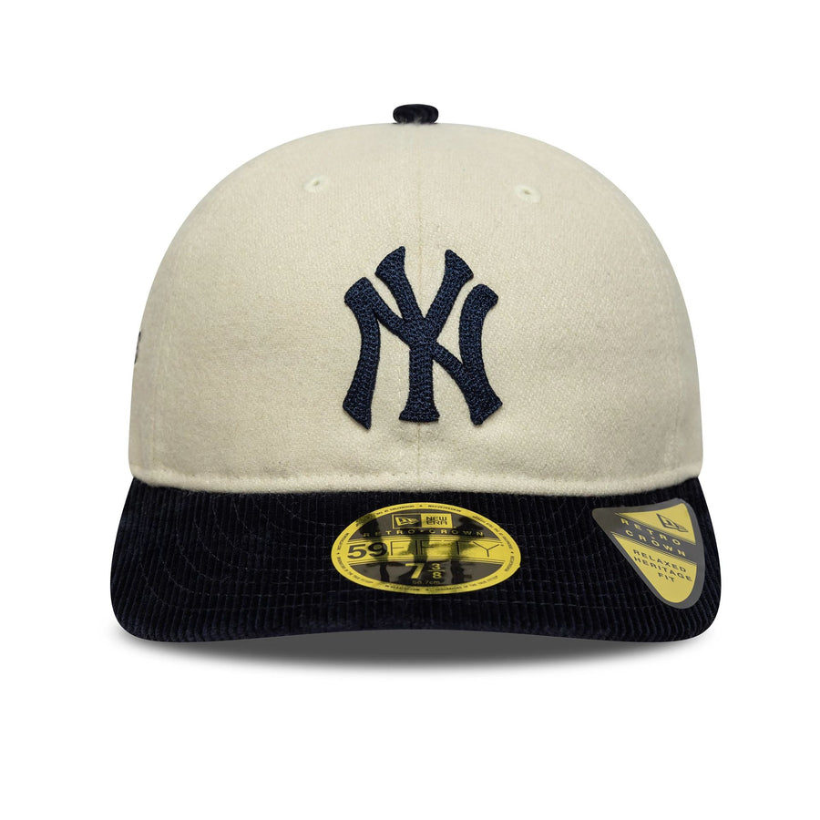 This is a New York Yankees MLB 59FIFTY Day 2025 Cream Retro Crown 59FIFTY Fitted Cap 3