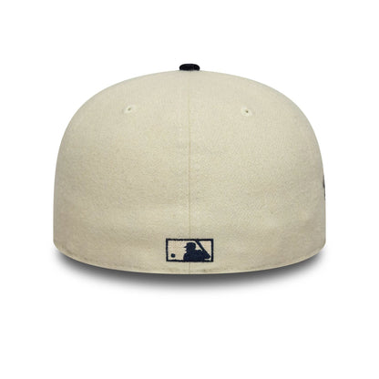 This is a New York Yankees MLB 59FIFTY Day 2025 Cream Retro Crown 59FIFTY Fitted Cap 7