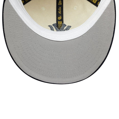 This is a New York Yankees MLB 59FIFTY Day 2025 Cream Retro Crown 59FIFTY Fitted Cap 2