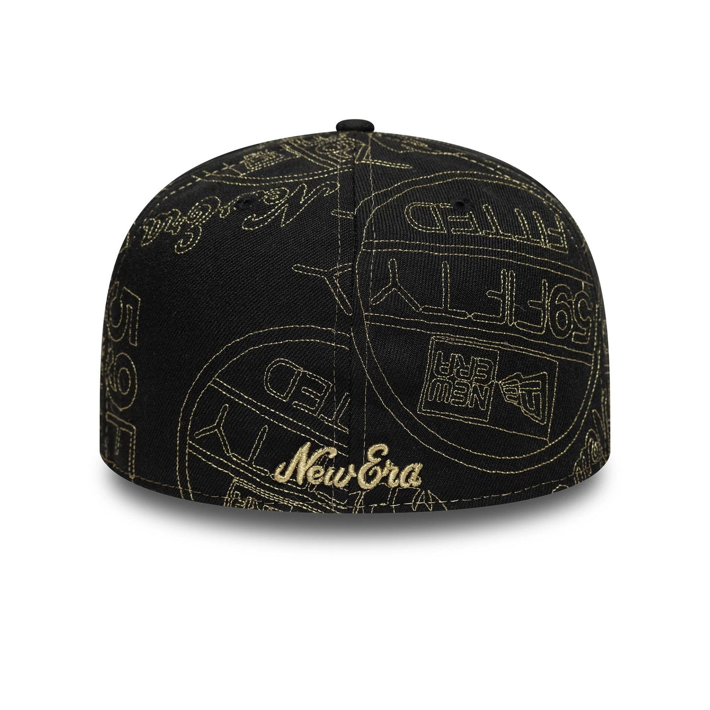 Pictured is this New Era Sticker 59FIFTY Fitted Cap in black. 6