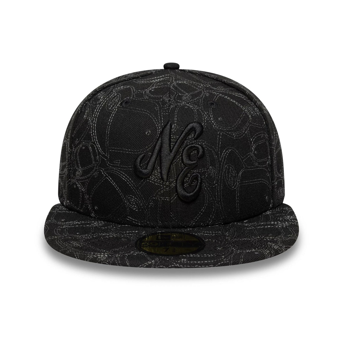 Pictured is this New Era Cap  59FIFTY Fitted Cap in black. 4