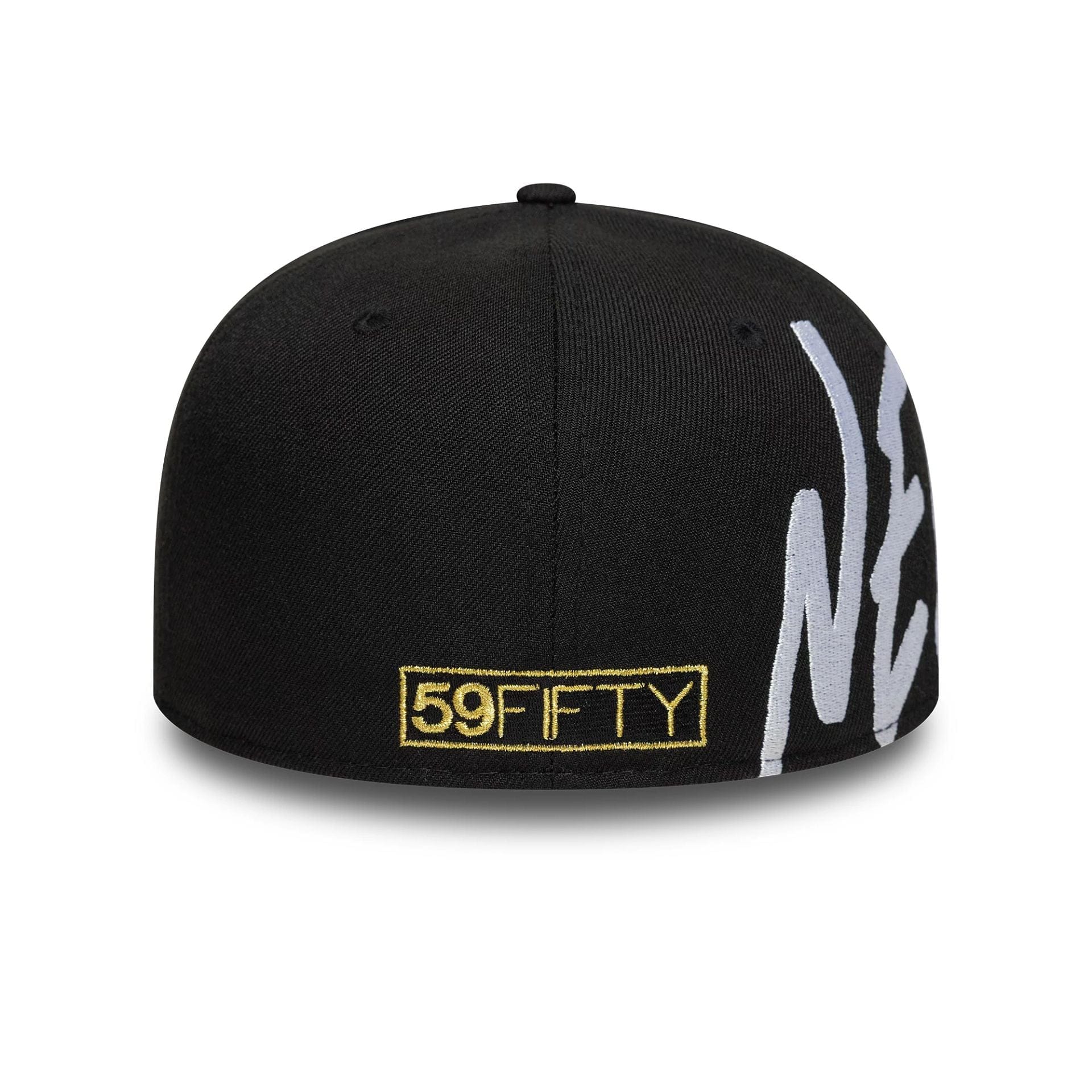 This is a New Era Script 59FIFTY Day 2025 Black 59FIFTY Fitted Cap 7