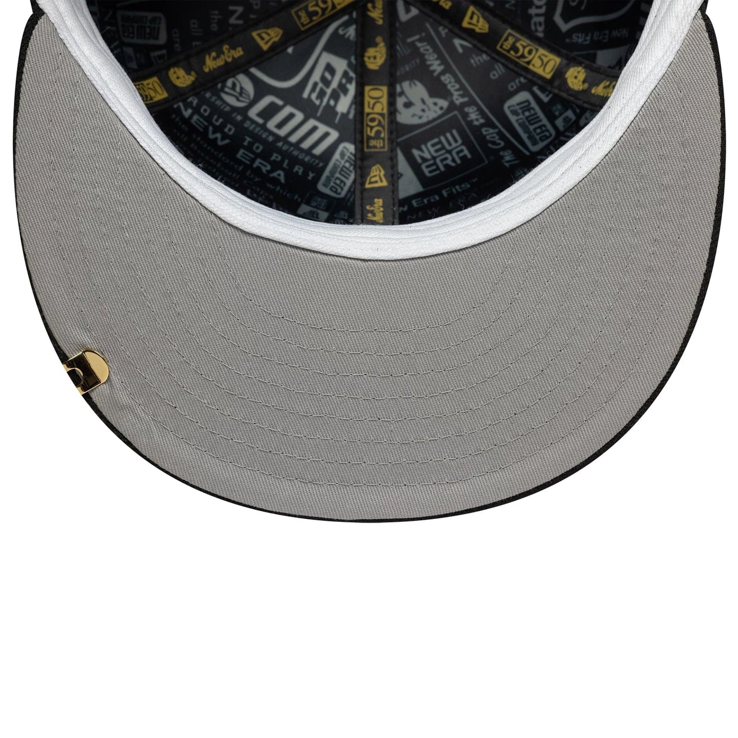 This is a New Era Script 59FIFTY Day 2025 Black 59FIFTY Fitted Cap 2