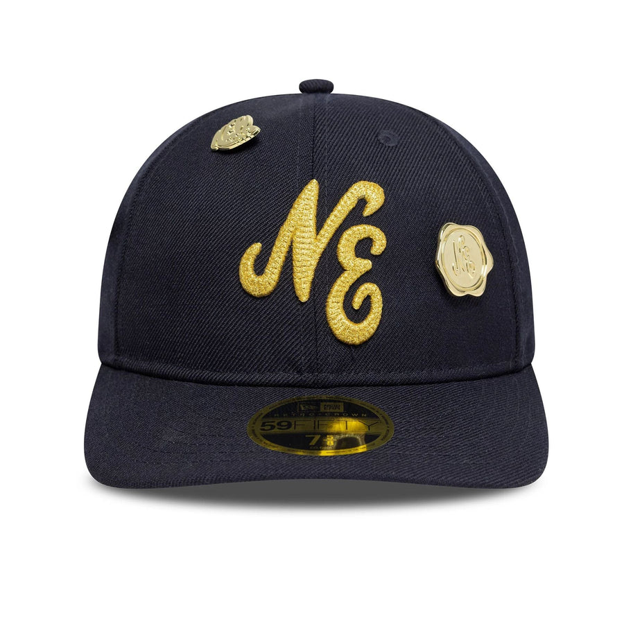 This is a New Era Wool 59FIFTY Day 2025 Navy Retro Crown 59FIFTY Fitted Cap 4