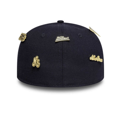 This is a New Era Wool 59FIFTY Day 2025 Navy Retro Crown 59FIFTY Fitted Cap 3