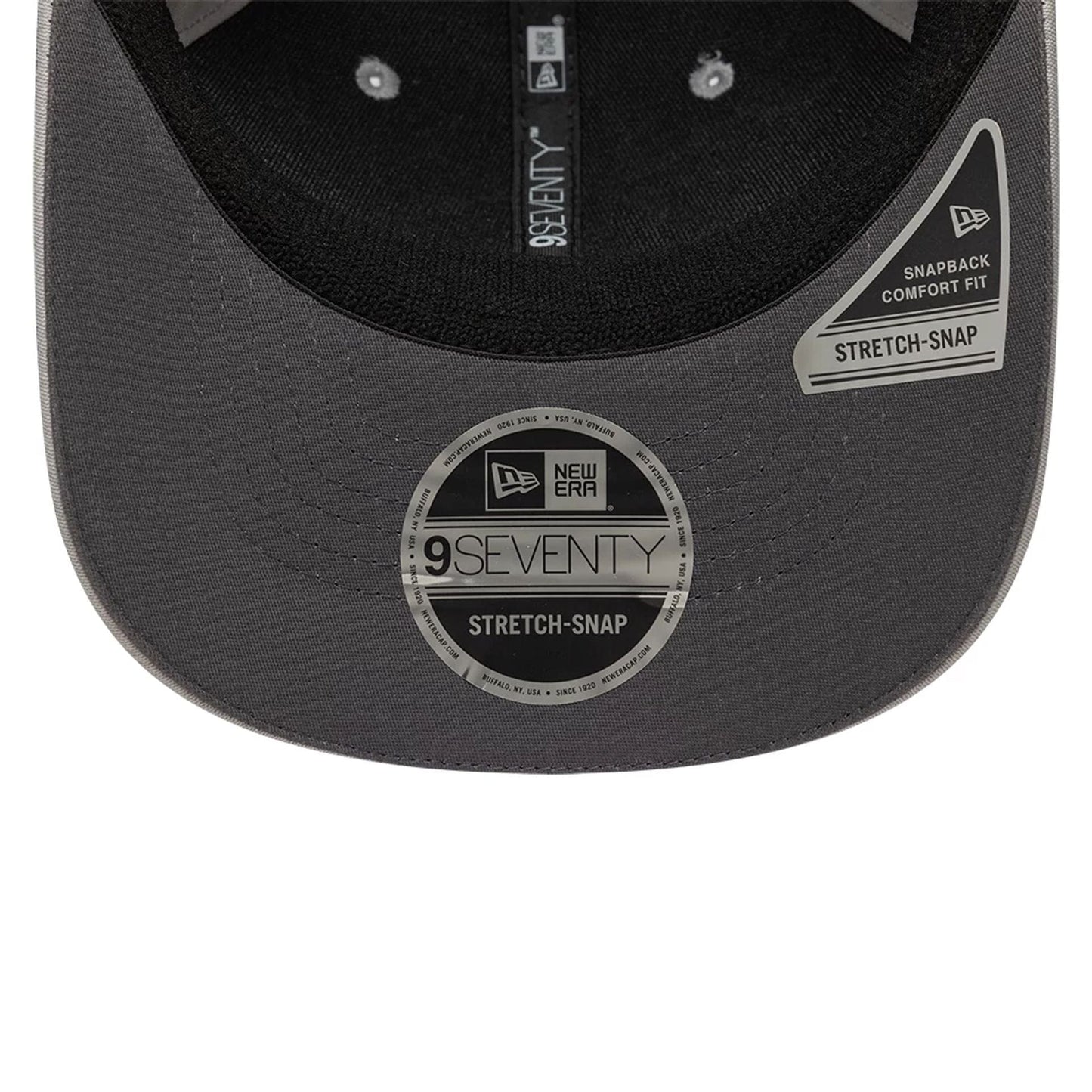 This is a MoneyGram Hass F1 Team 200th Race Dark Grey 9SEVENTY Snapback Adjustable Cap 7