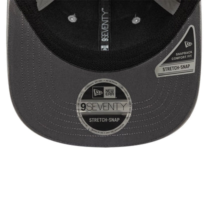 This is a MoneyGram Hass F1 Esteban Ocon 200th Race Dark Grey 9SEVENTY Stretch Snap Adjustable Cap 7