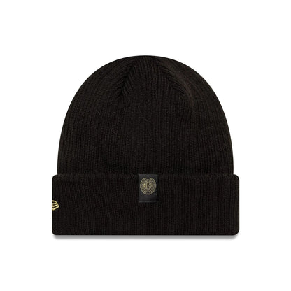This is a AC Milan 1899 Black Cuff Knit Beanie Cap 2