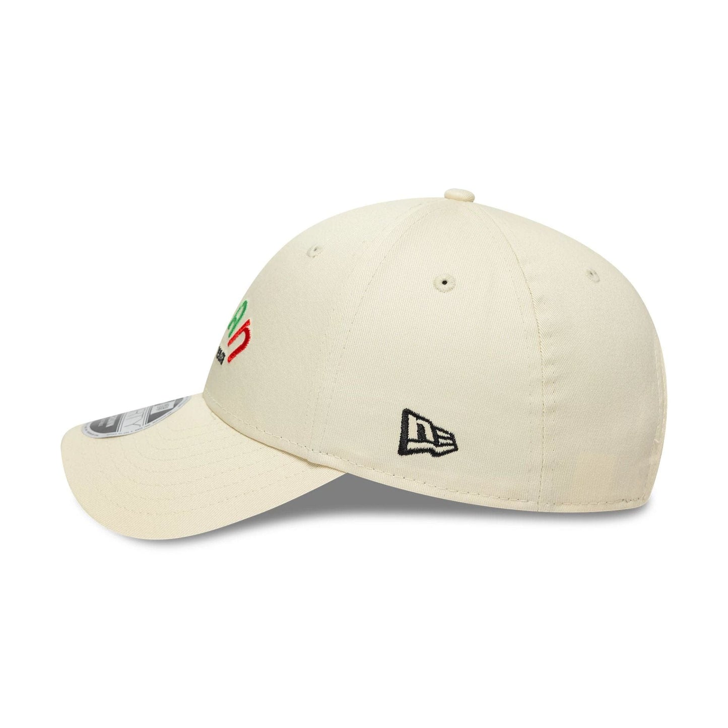 This is a AC Milan Wordmark Cream 9FORTY M-Crown Adjustable Cap 4