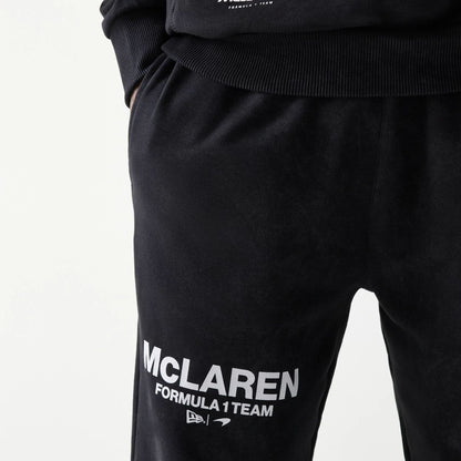 The Male model is wearing McLaren Racing Black Straight Leg Joggers 4