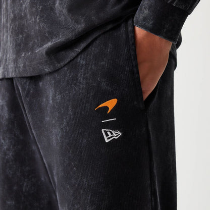 The Male model is wearing McLaren Racing Black Straight Leg Joggers 5