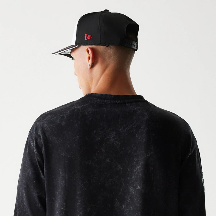 The Male model is wearing McLaren Racing Black Long Sleeve T-Shirt 8