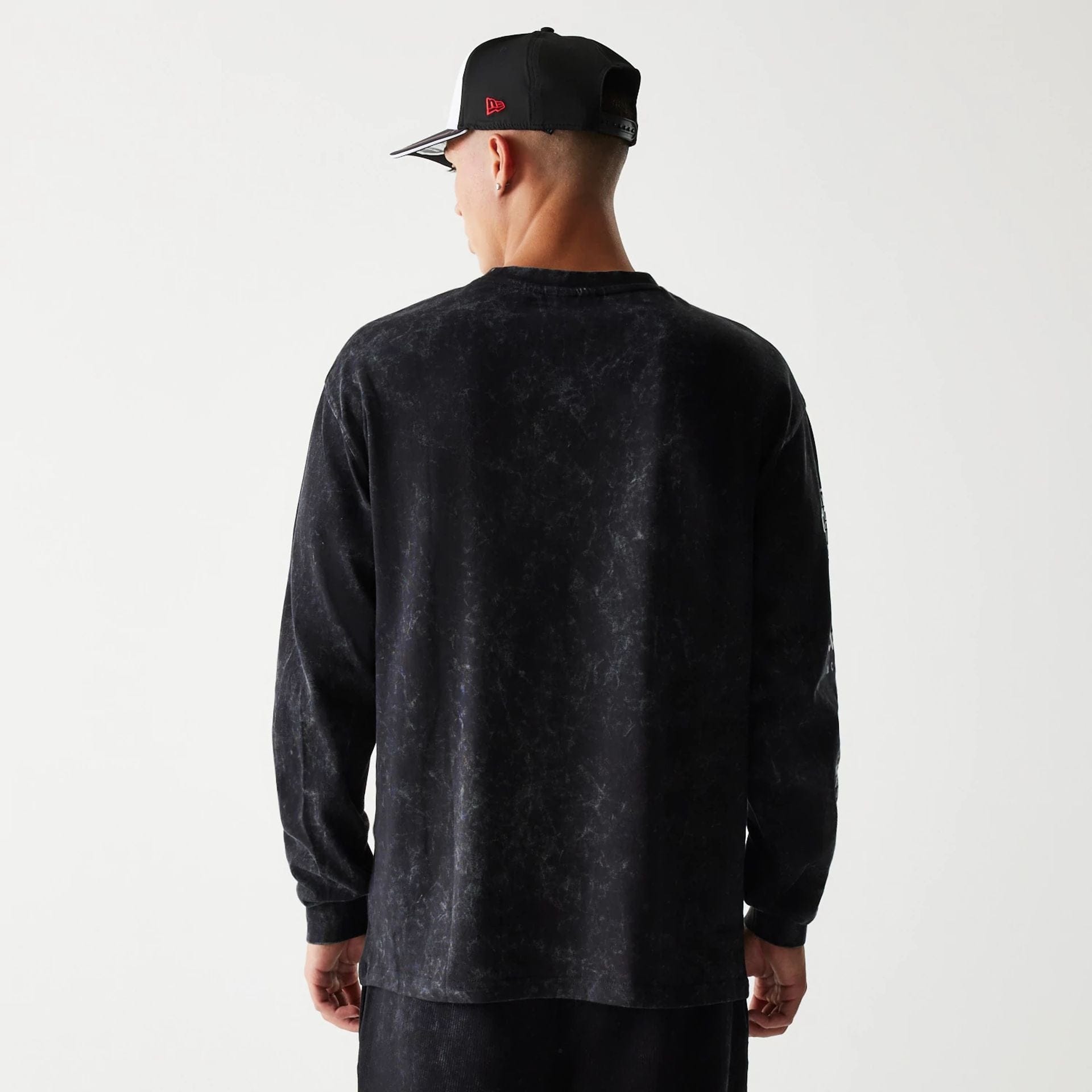 The Male model is wearing McLaren Racing Black Long Sleeve T-Shirt 2