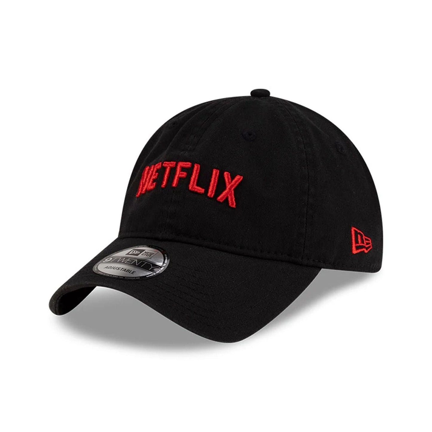 This is a Netflix Logo Washed Black 9TWENTY Adjustable Cap 3