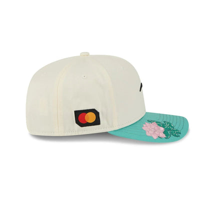This is a McLaren Racing Brazil Race Special Cream 9SEVENTY Stretch Snap Adjustable Cap 5
