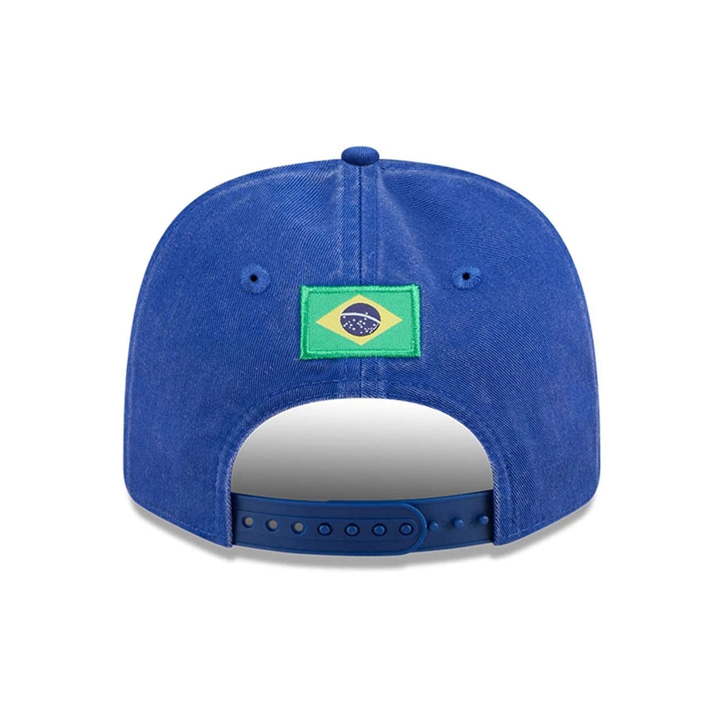 This is a Red Bull Racing Brazil Team Blue 9SEVENTY Stretch Snap Adjustable Cap 4