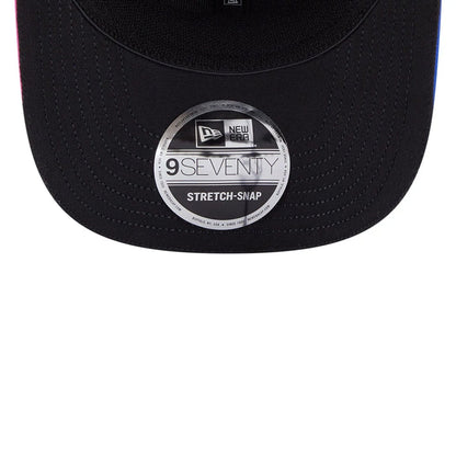 This is a Alpine Racing Pierre Gasly Vegas Race Special Black 9SEVENTY Stretch Snap Adjustable Cap 7