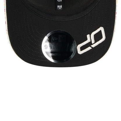 This is a McLaren Racing Oscar Piastri Mexico Race Special Cream 9SEVENTY Stretch Snap Adjustable Cap 2