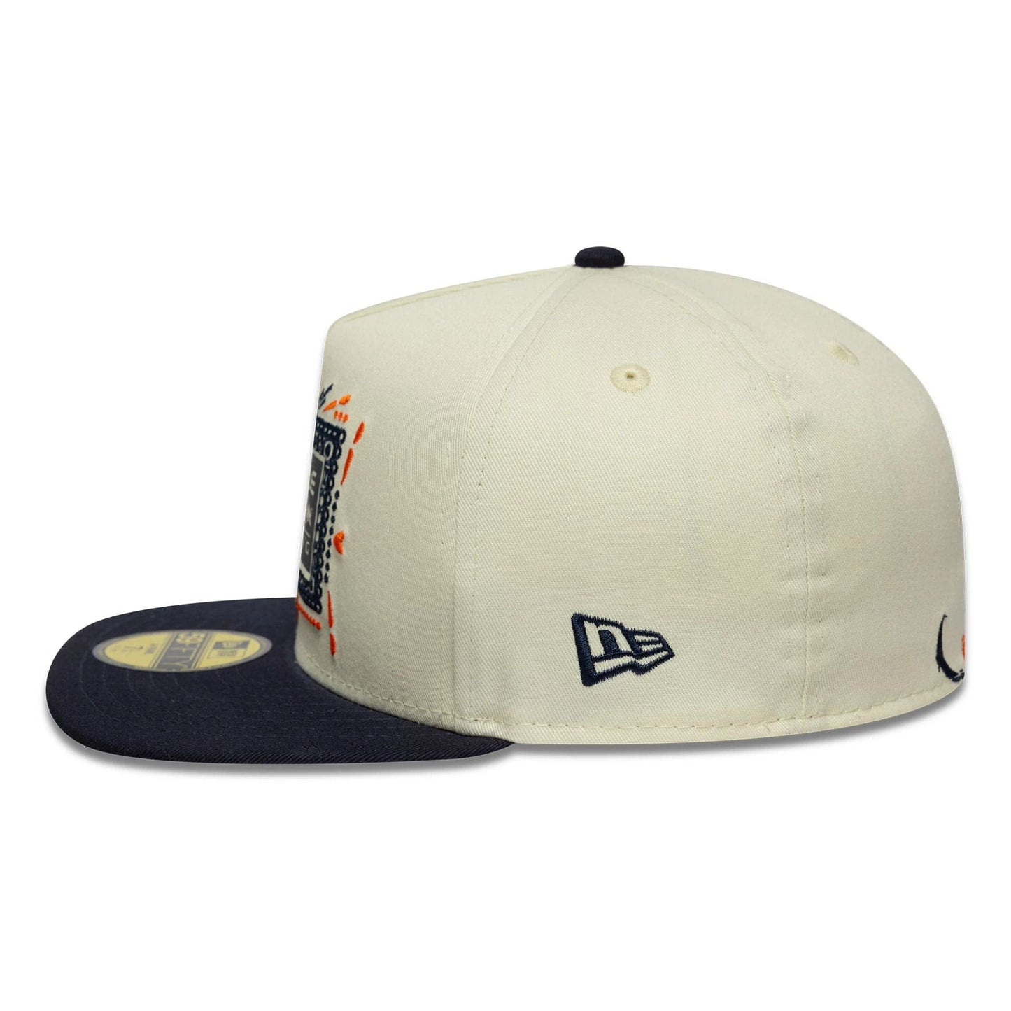 This is a Red Bull Racing Mexico Race Special Cream 59FIFTY A-Frame Fitted Cap 5