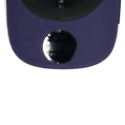 This is a MoneyGram Haas Formula 1 Vegas Race Special Navy 9SEVENTY Stretch Snap Adjustable Cap 7